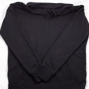 Xersion Black Oversized Dolman Sleeve Sweatshirt